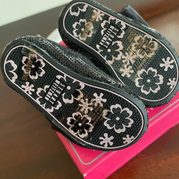 Stuart Weitzman Baby Shoes –Black NWT - size 3 – fits 6-9 months - Picture 5 of 9